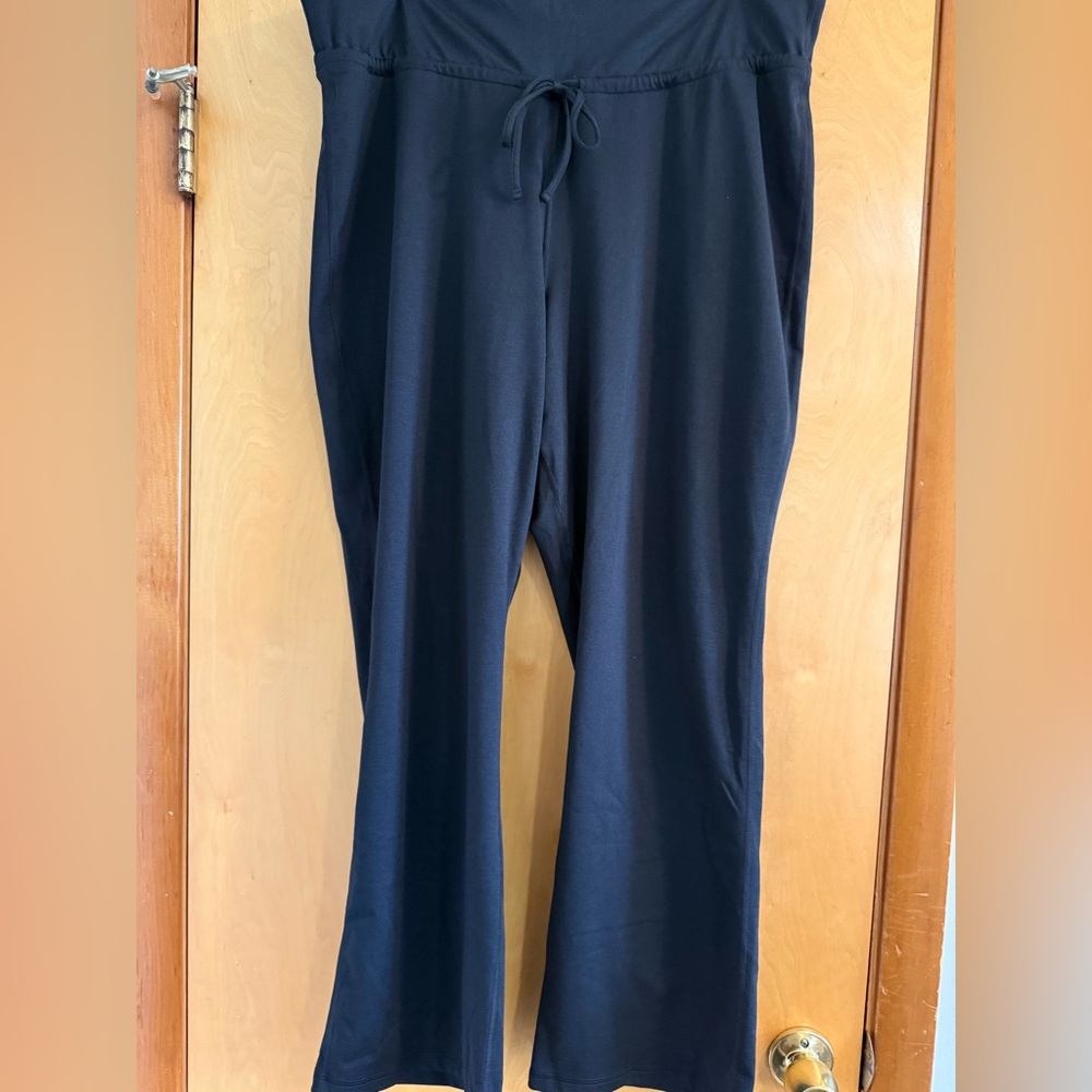 Old Navy Black Flare Track Pants